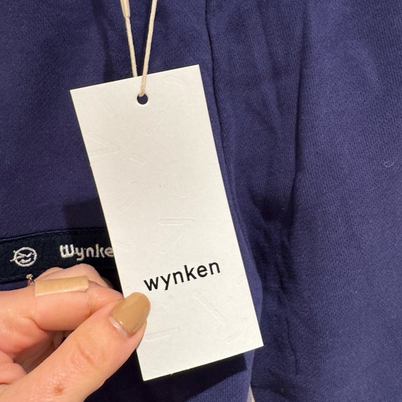 WYNKEN Stylish Kids Joggers in Deep Blue & Grey - size 3 - Picture 3 of 4